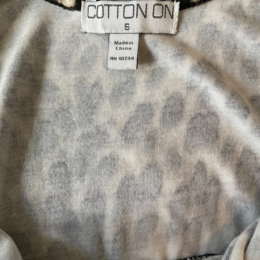 Cotton On Leopard Mini Dress Size S (AU 10) - Picture 5 of 9